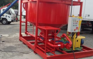 Bentonite (Manufacturing and Supply) Ltd red batching tank